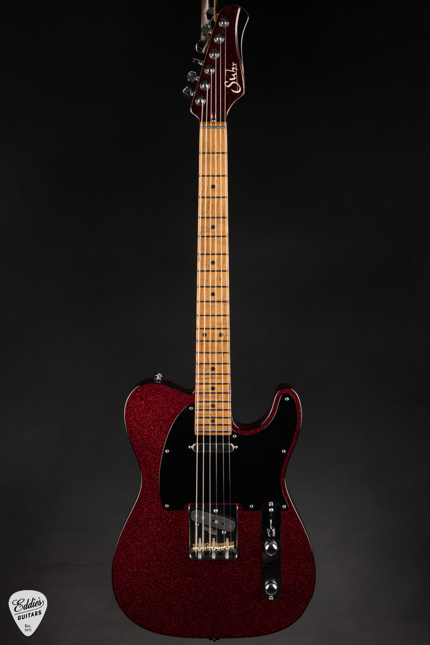 Suhr Eddie's Guitars Exclusive Roasted Classic T - Red Sparkle