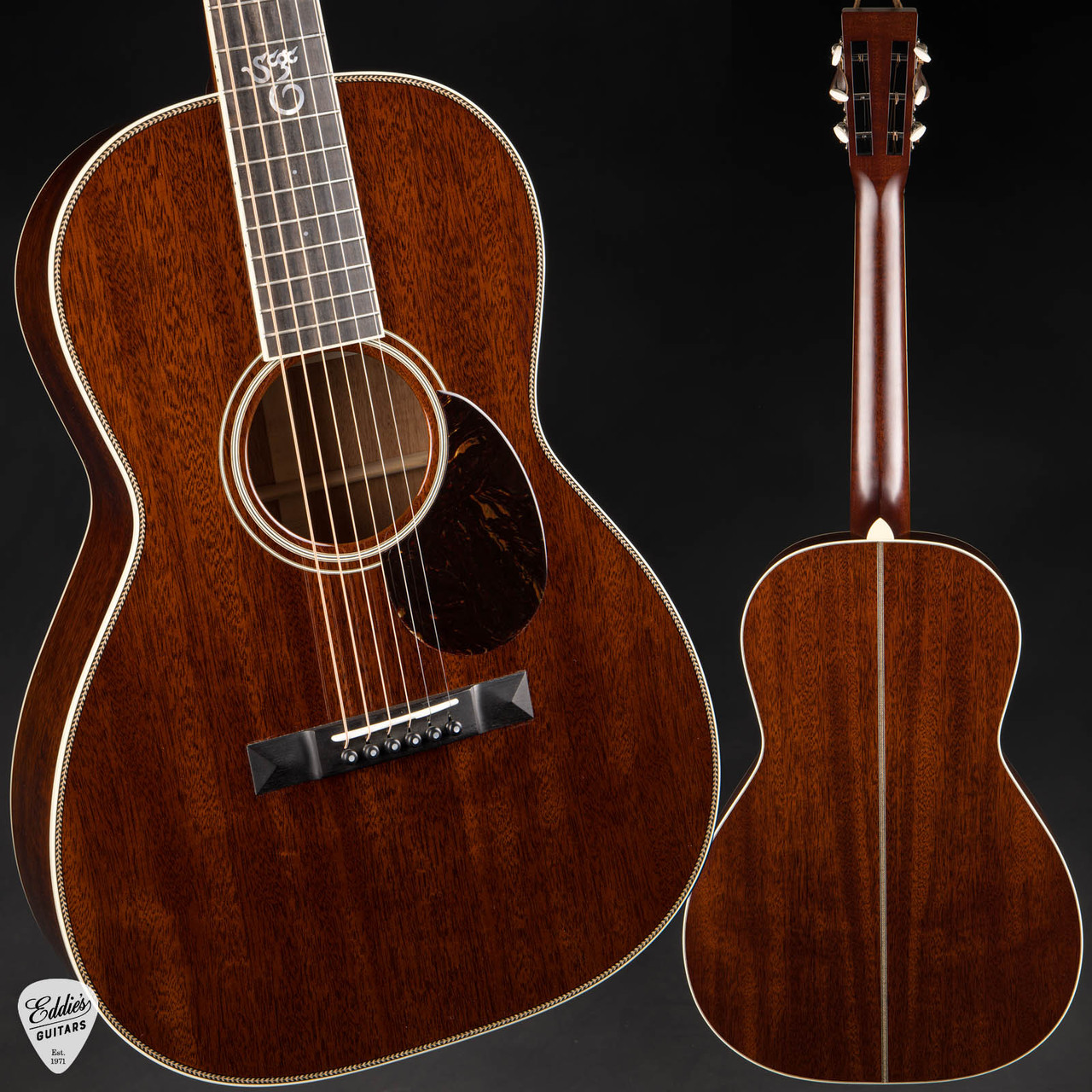 Santa Cruz 00 Custom - 1930s Honduran Mahogany - Eddie's Guitars