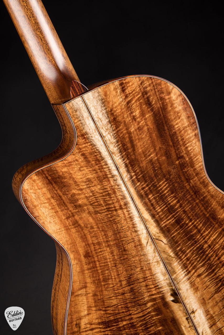 Bourgeois OMS-12C Hawaiian DB Signature Deluxe - Koa - Eddie's Guitars
