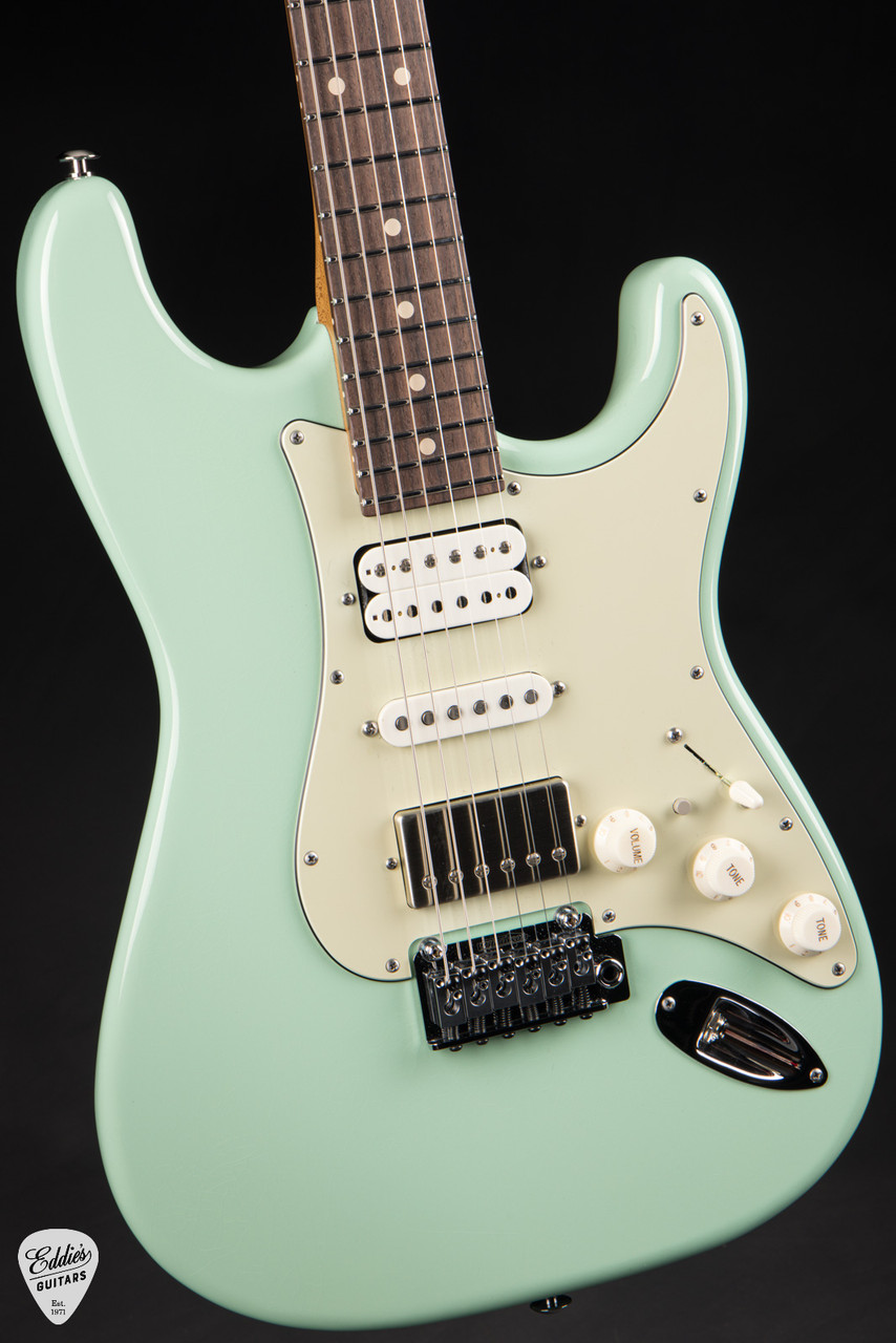 2024 - Suhr Classic S Antique Roasted - Surf Green - Eddie's Guitars