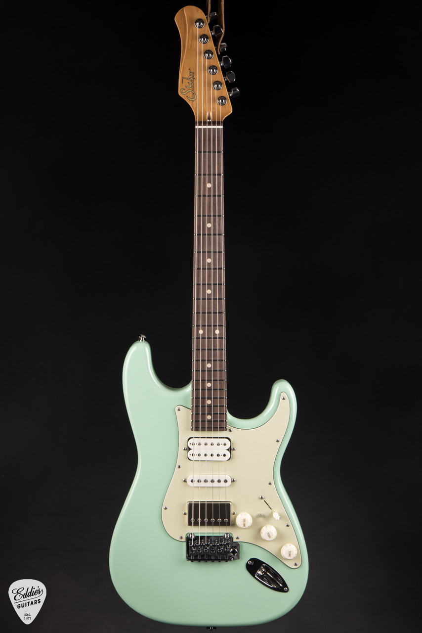 2024 - Suhr Classic S Antique Roasted - Surf Green - Eddie's Guitars