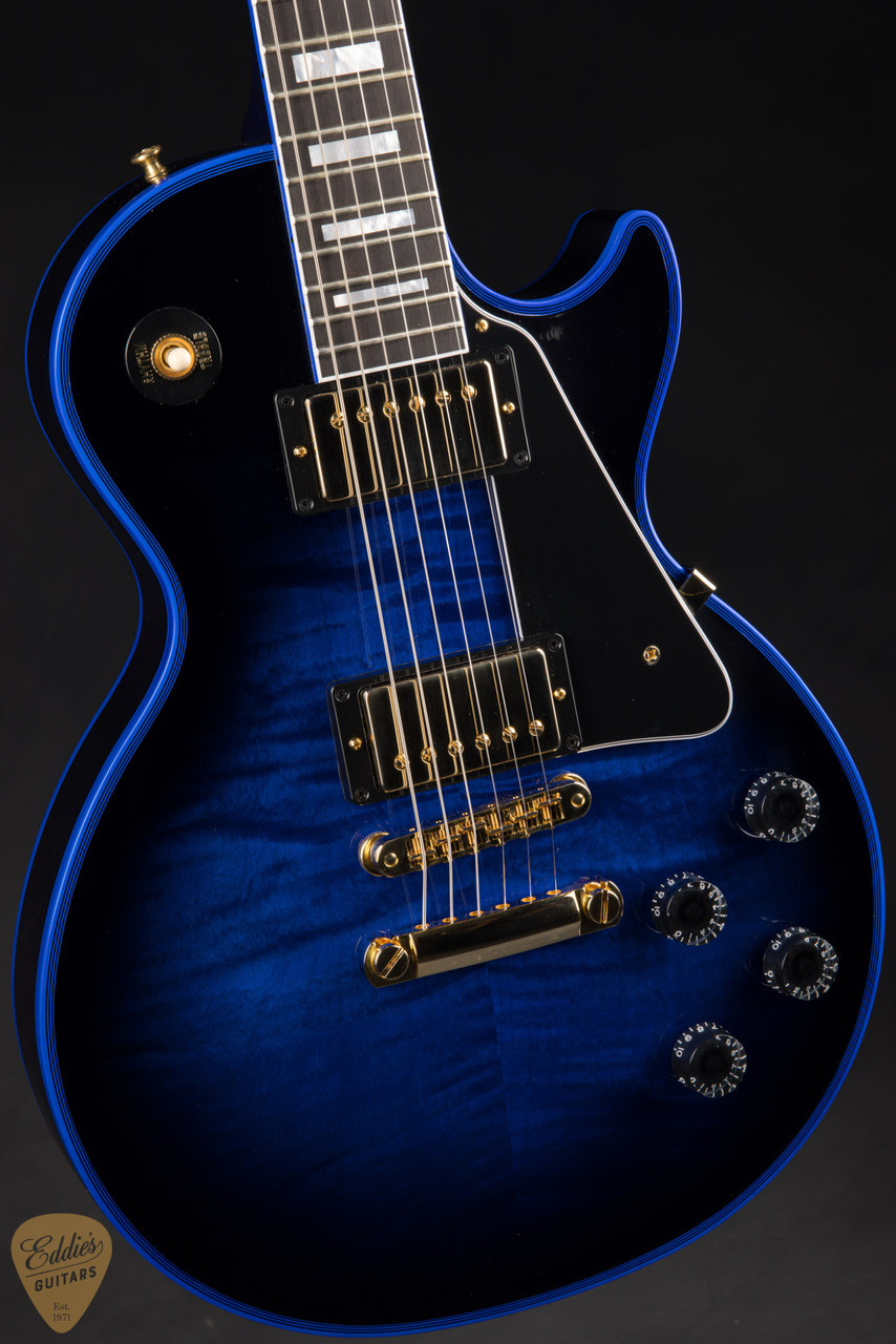 Gibson Custom Shop Made 2 Measure Les Paul Custom Figured Blue