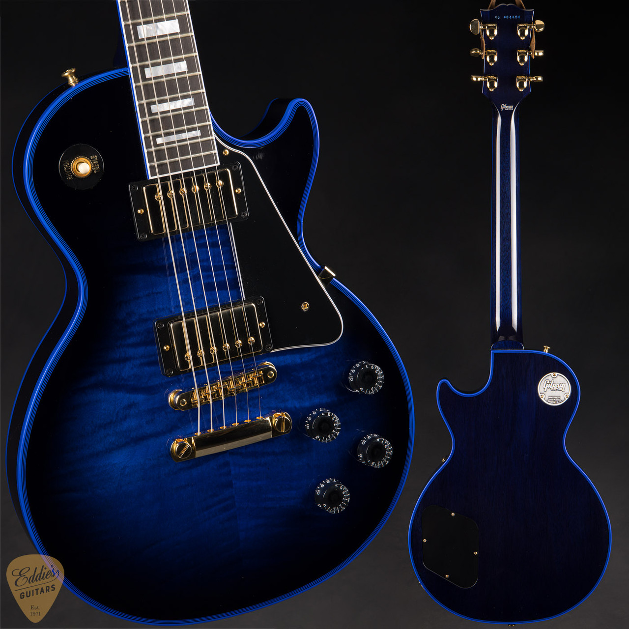 Gibson Custom Shop Made 2 Measure Les Paul Custom Figured Blue