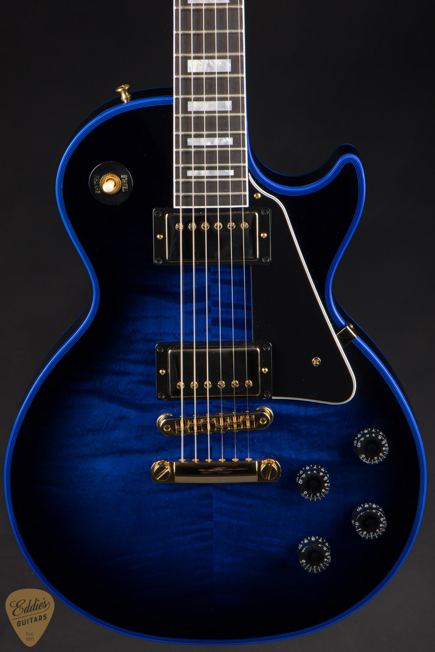 Gibson Custom Shop Made 2 Measure Les Paul Custom Figured Blue