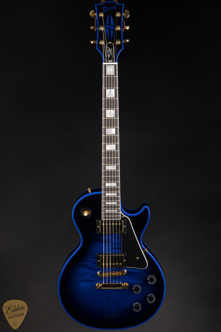 Gibson Custom Shop Made 2 Measure Les Paul Custom Figured Blue