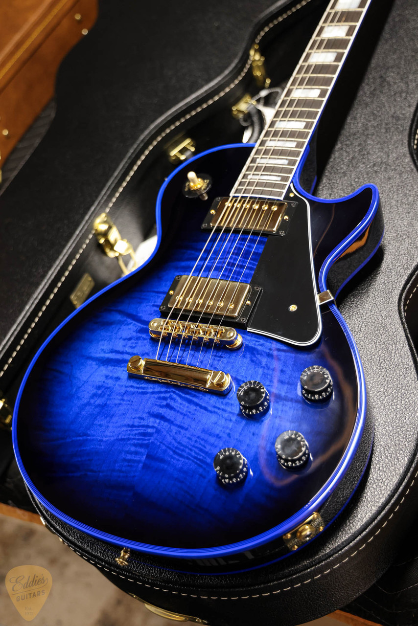 Gibson Custom Shop Made 2 Measure Les Paul Custom Figured Blue