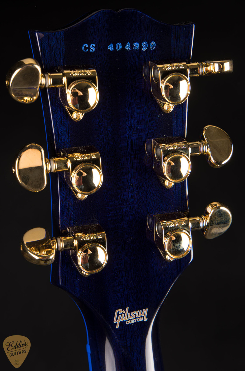 Gibson Custom Shop Made 2 Measure Les Paul Custom Figured Blue