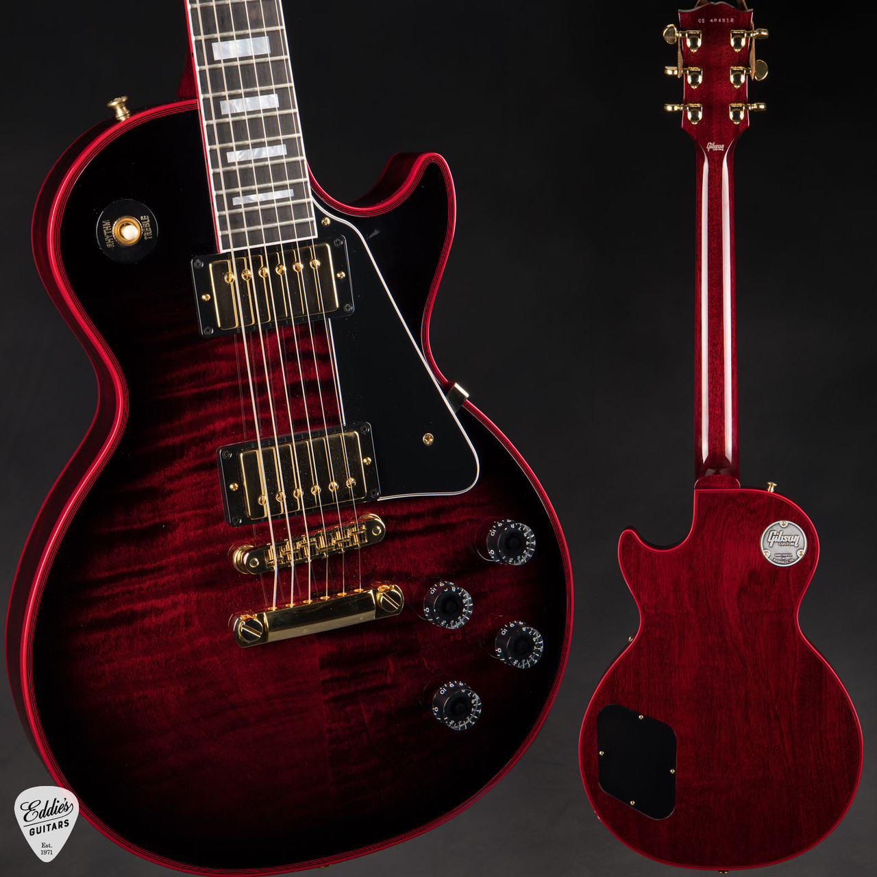 Gibson Custom Shop Made 2 Measure Les Paul Custom Figured Red
