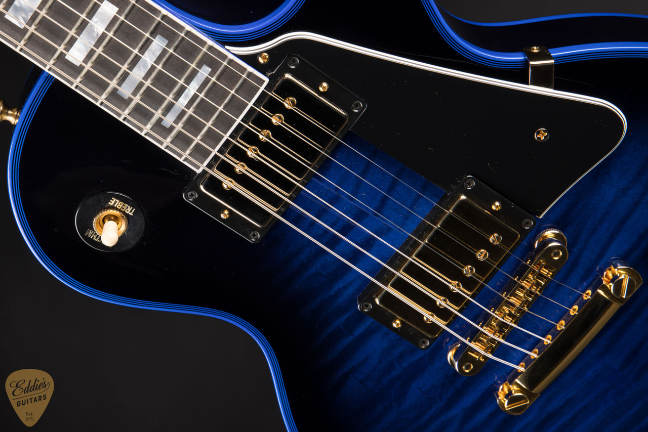 Gibson Custom Shop Made 2 Measure Les Paul Custom Figured Blue