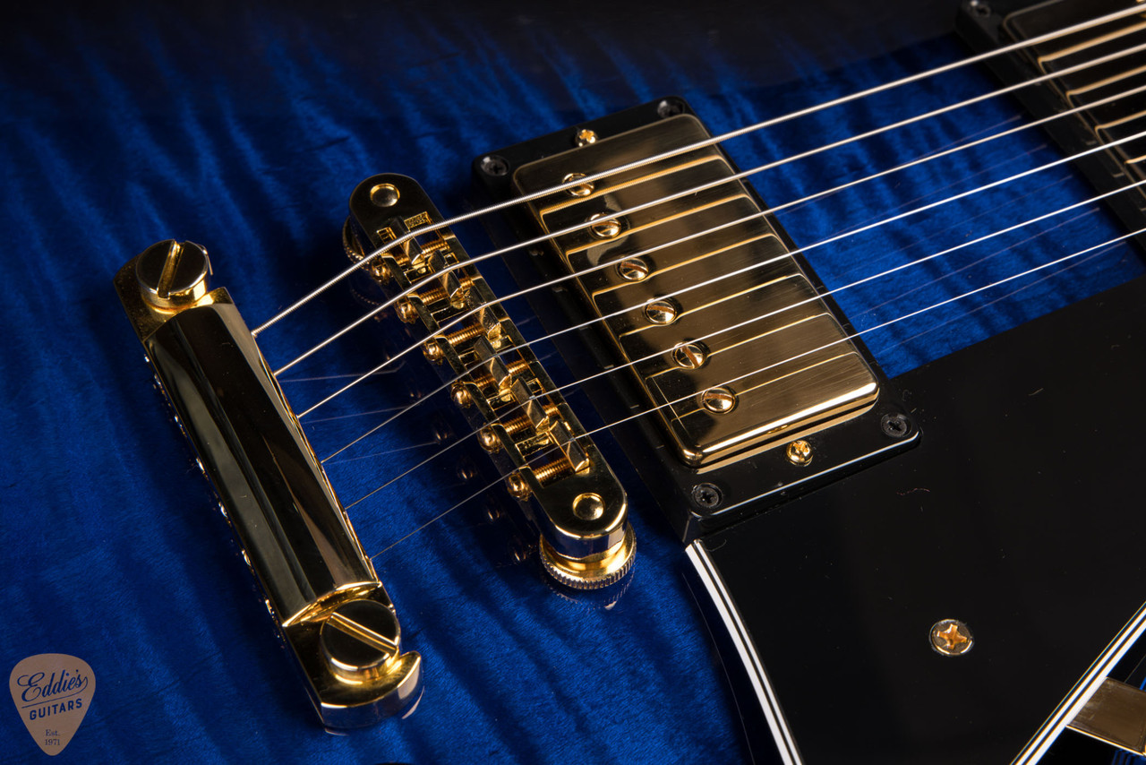 Gibson Custom Shop Made 2 Measure Les Paul Custom Figured Blue