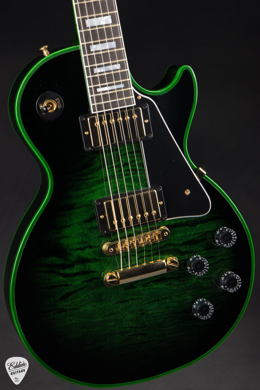 Gibson Custom Shop Made 2 Measure Les Paul Custom Figured Green