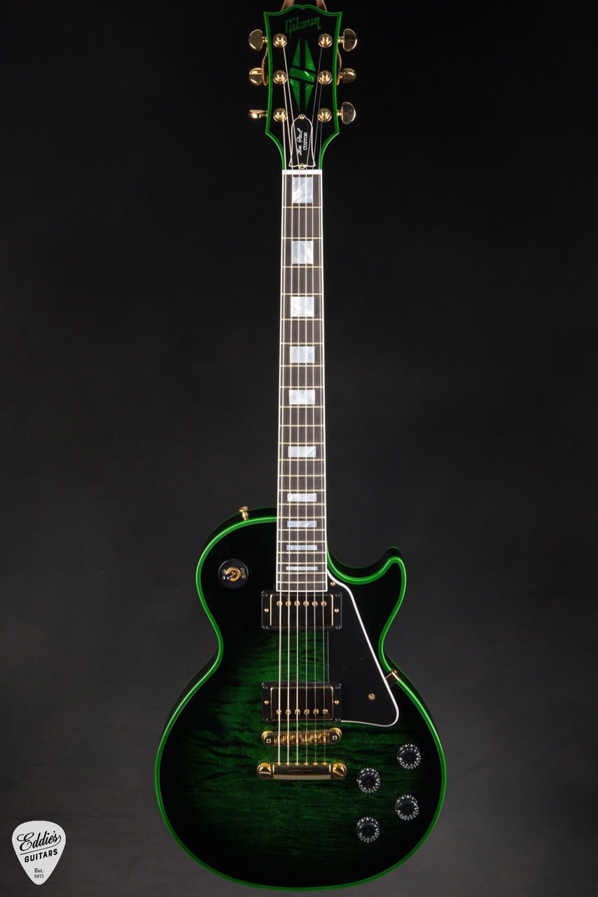Gibson Custom Shop Made 2 Measure Les Paul Custom Figured Green