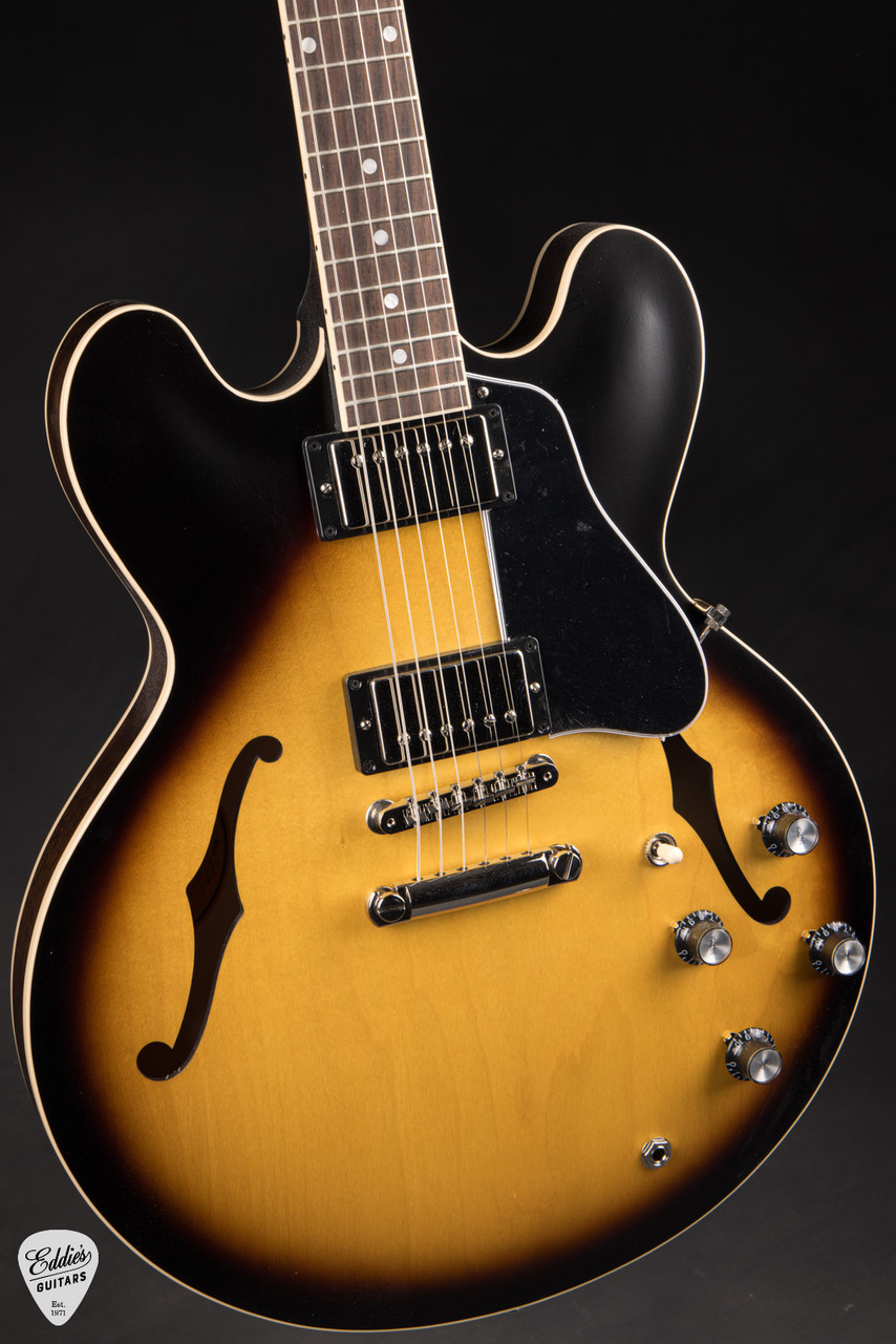 ギター Gibson ES-335 satin vintage burst Gibson ES-335 Satin Vintage Burst 8.0 #224340326 - Eddie's Guitars