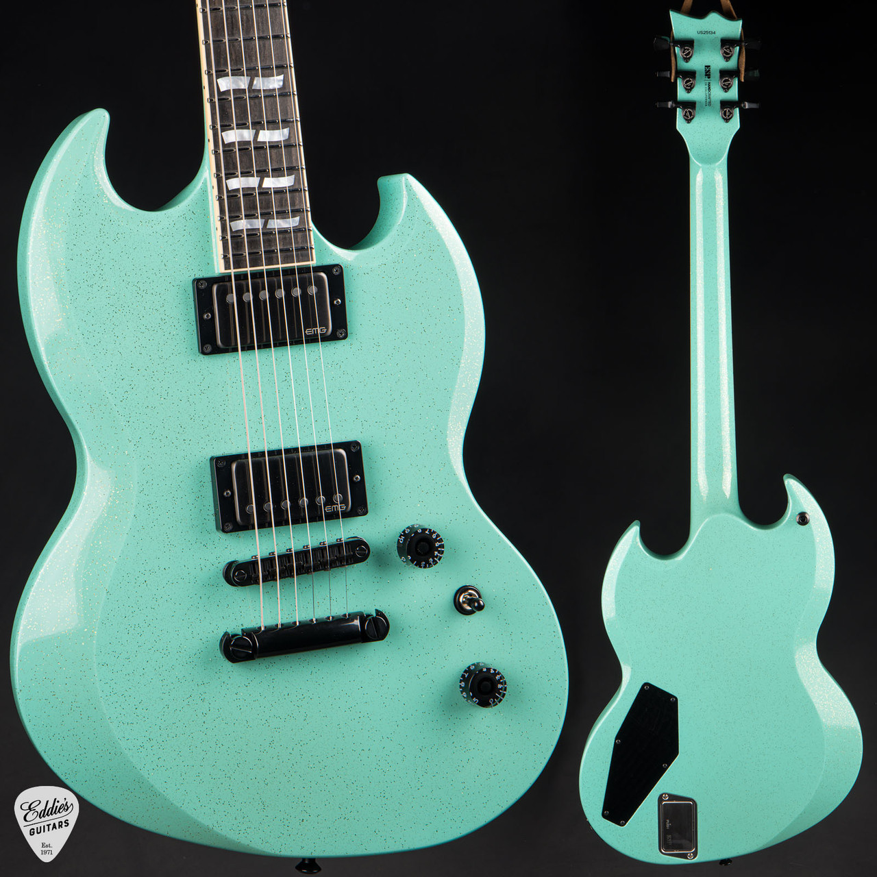 ESP USA Viper BH - Midori Gold Sparkle - Eddie's Guitars