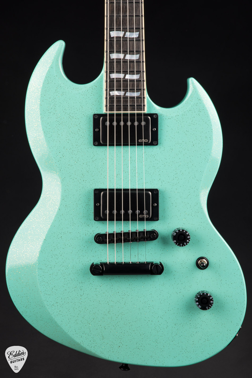 ESP USA Viper BH - Midori Gold Sparkle - Eddie's Guitars