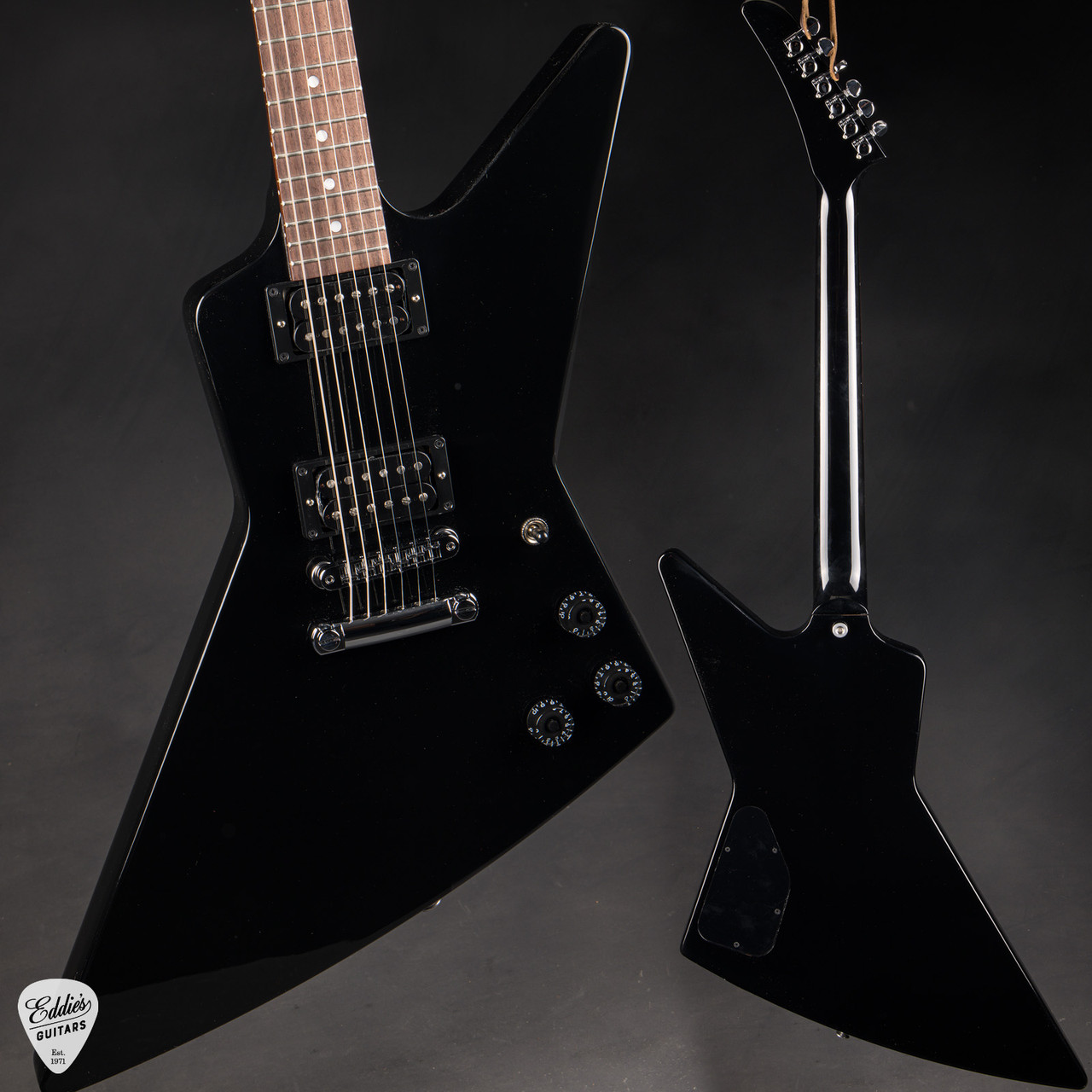 Gibson 80s Explorer Ebony 7.12 #212340143 - Eddie's Guitars