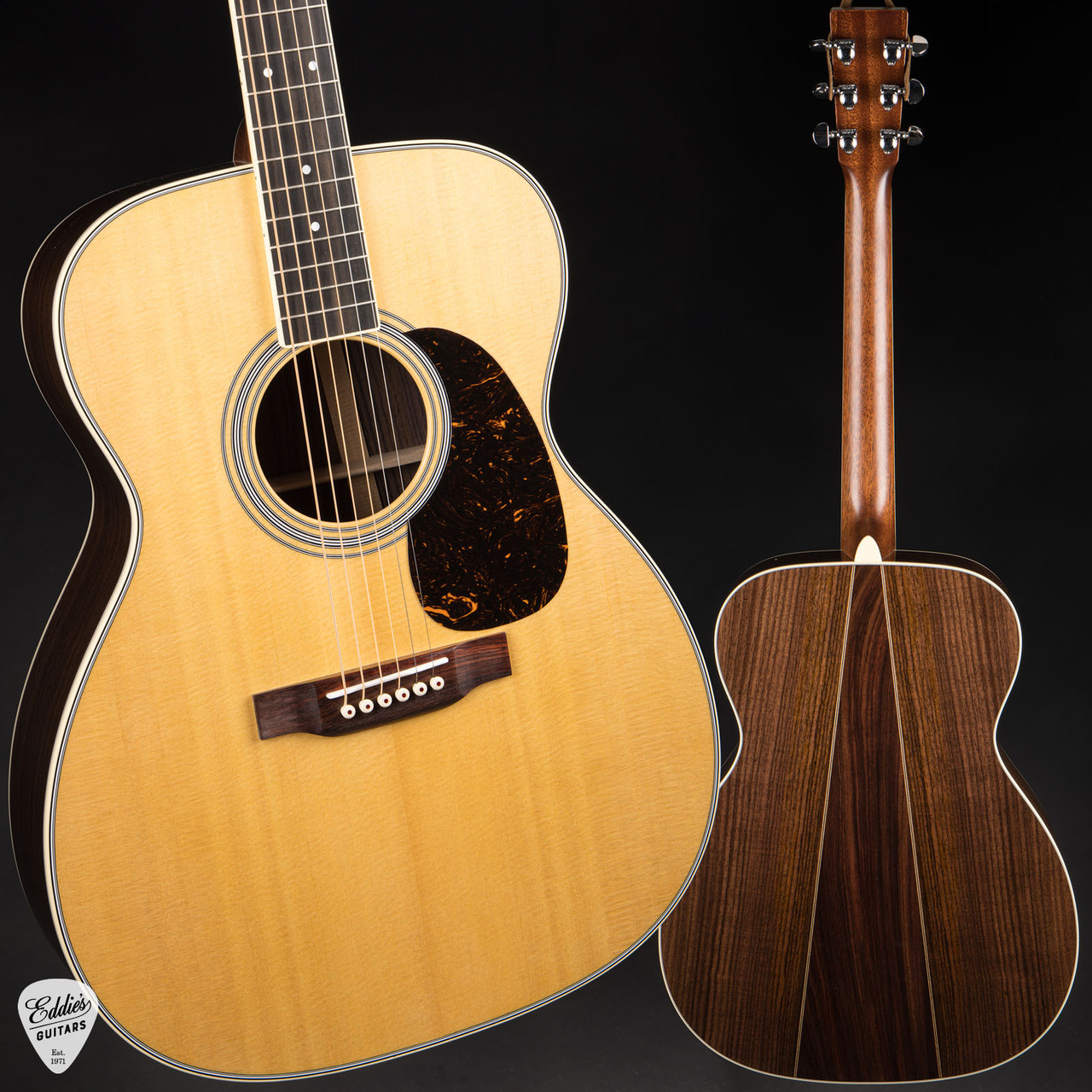 Martin M-36 - Spruce & Indian Rosewood - Eddie's Guitars