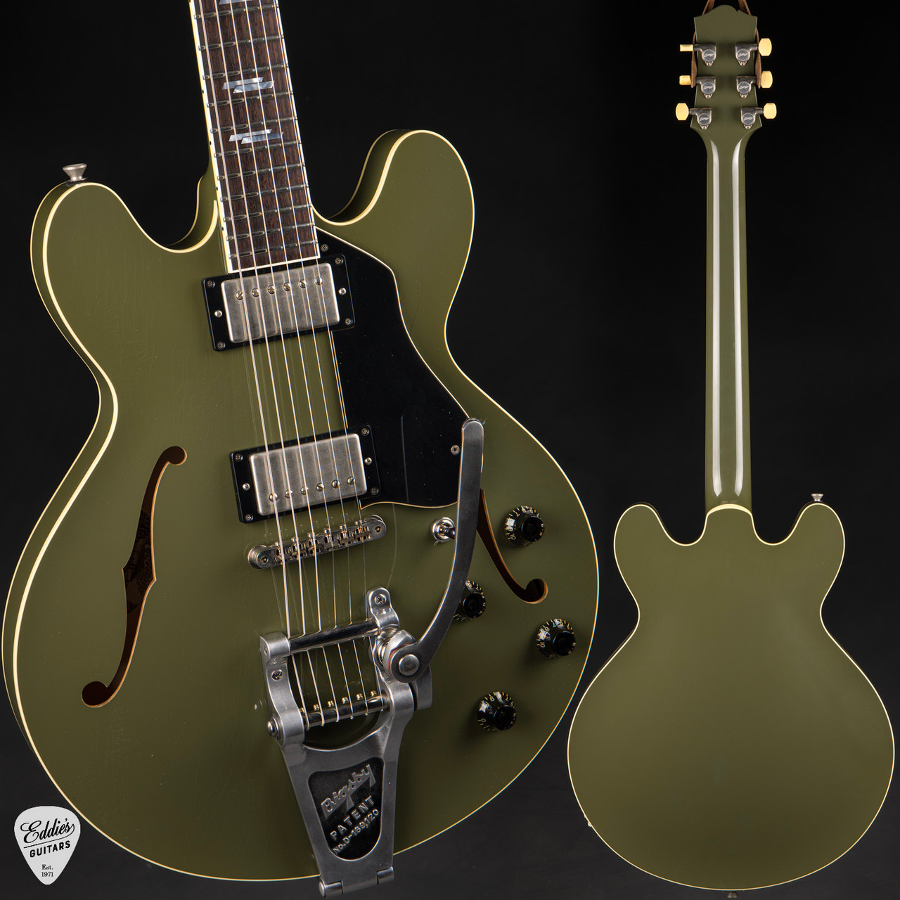 2024 - Collings I-35 LC Aged/Bigsby - Olive Drab (pre-owned