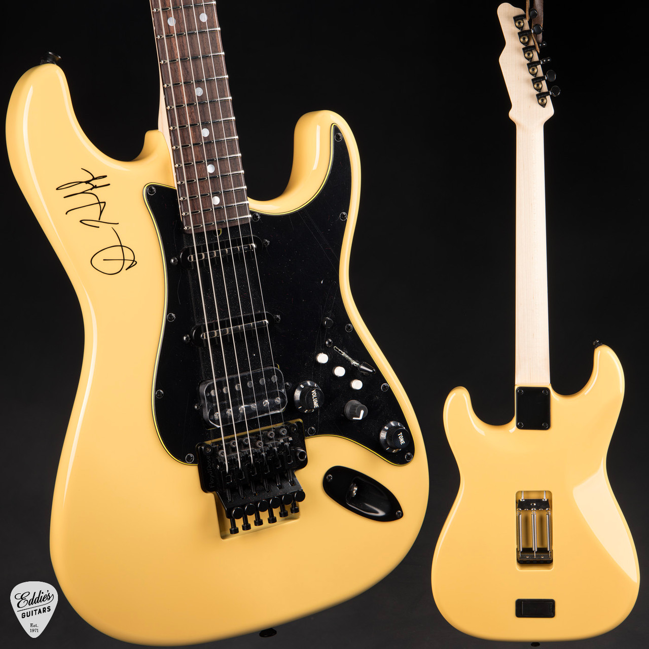 Ｔ*Ｙ様 エドワーズ　エレキギター　ホライゾンタイプ　ジャンク James Tyler Dann Huff Classic - Yellow - Eddie's Guitars