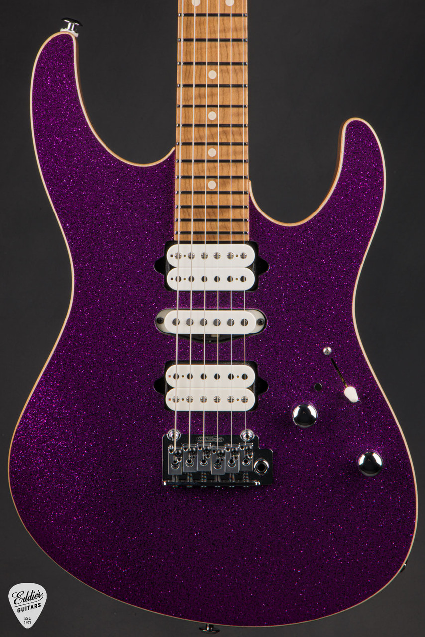 Suhr Modern Roasted - Fuchsia Sparkle - Eddie's Guitars