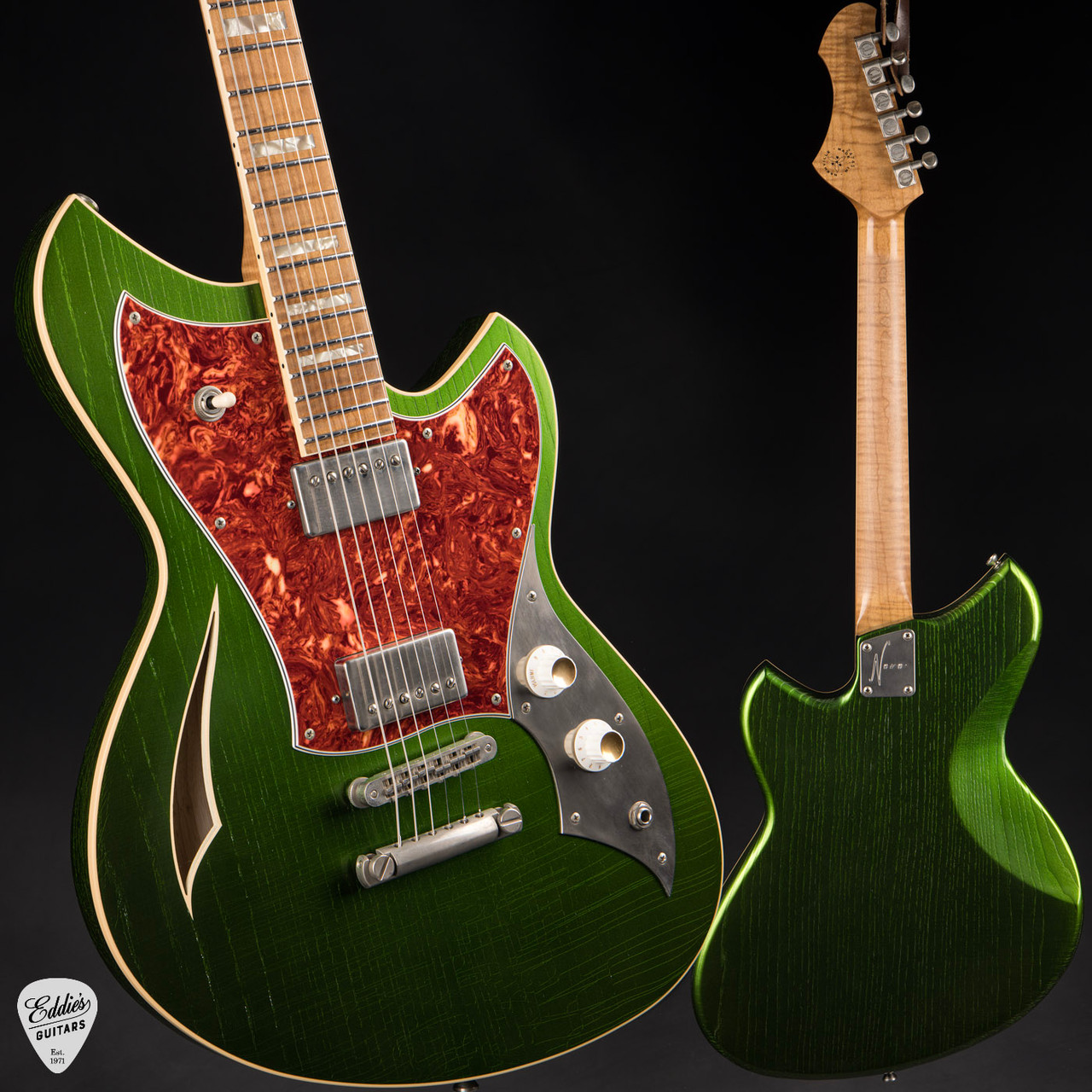 Novo Miris H2 Custom - Candy Apple Green - Eddie's Guitars