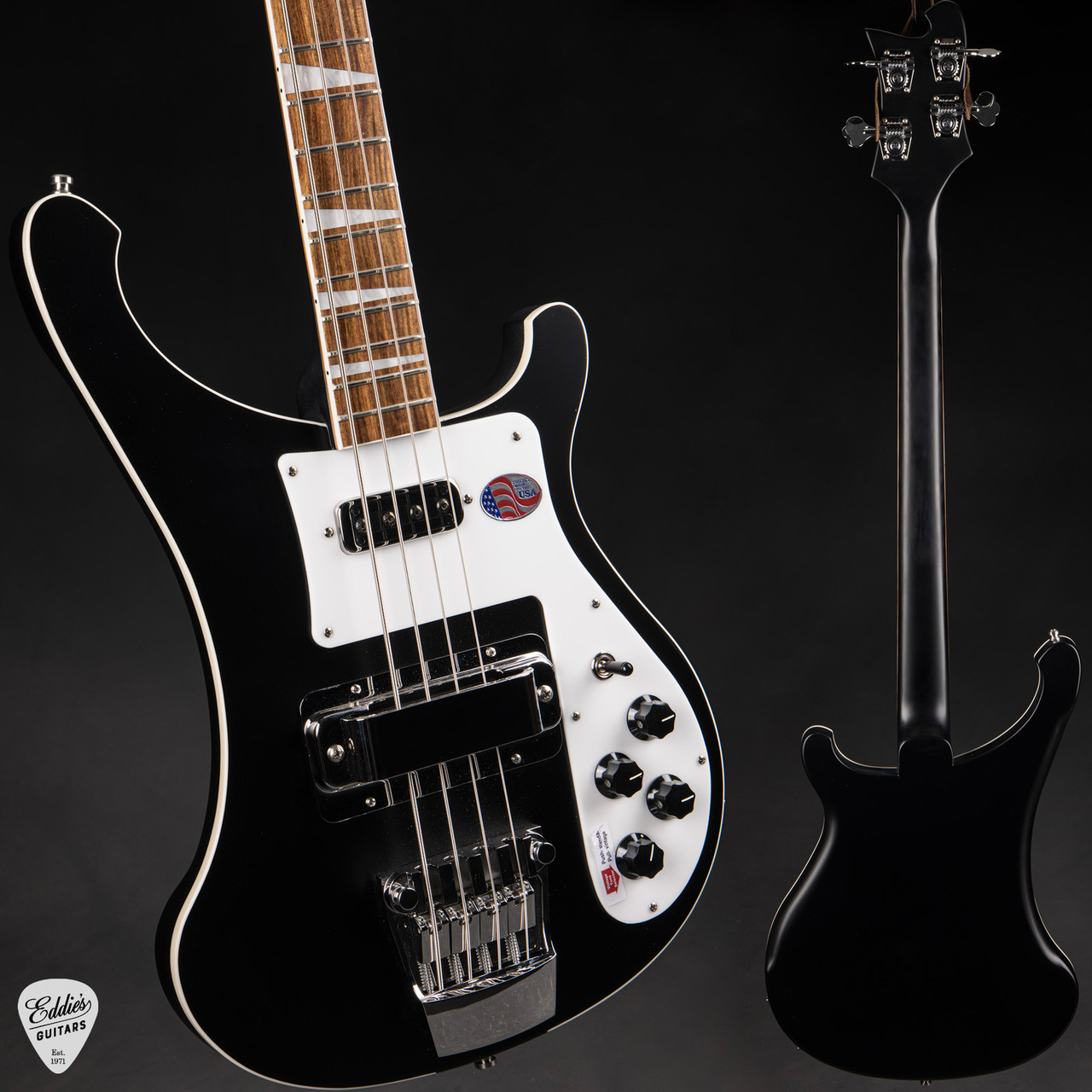 Rickenbacker 4003 - Matte Black - Eddie's Guitars