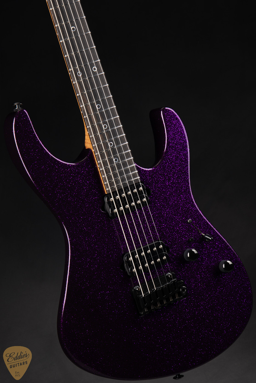 Suhr Modern Roasted - Metallic Purple Sparkle - Eddie's Guitars