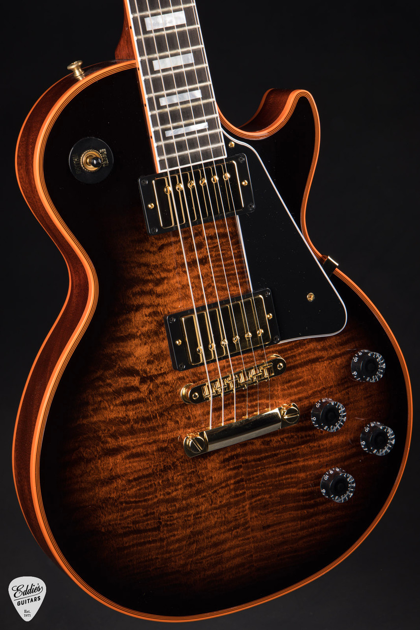 Gibson Custom Shop Made 2 Measure Les Paul Custom Figured Orange