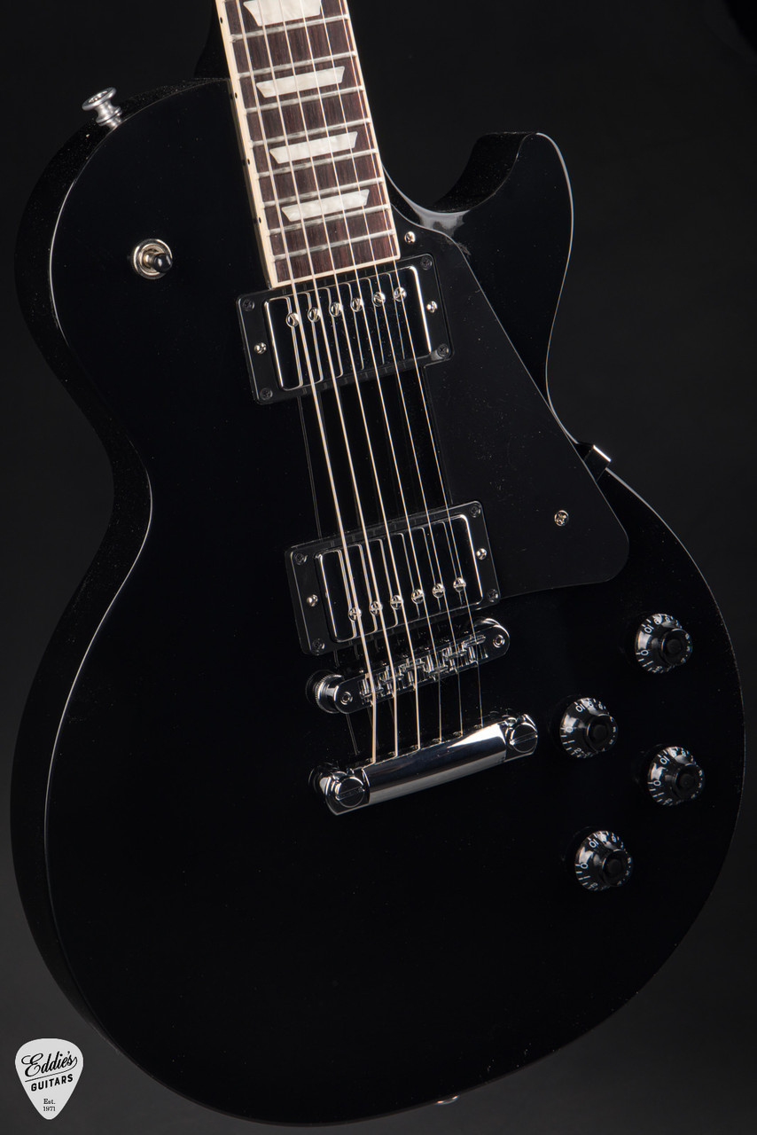 HOLD - Gibson Les Paul Studio Ebony 8.0 #228840242 - Eddie's Guitars