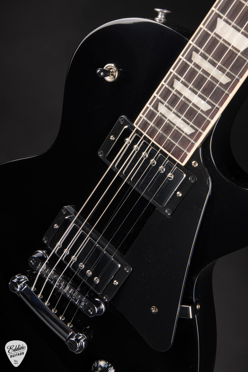 HOLD - Gibson Les Paul Studio Ebony 8.0 #228840242 - Eddie's Guitars