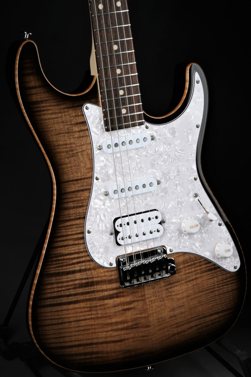 Suhr Standard Pro - Trans Charcoal Burst - Eddie's Guitars