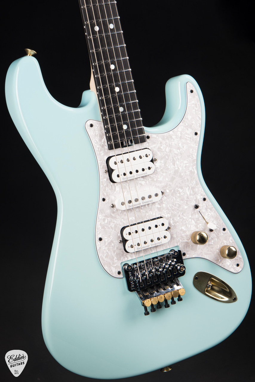 Charvel USA Custom Shop So-Cal HSH FR84 - Daphne Blue - Eddie's
