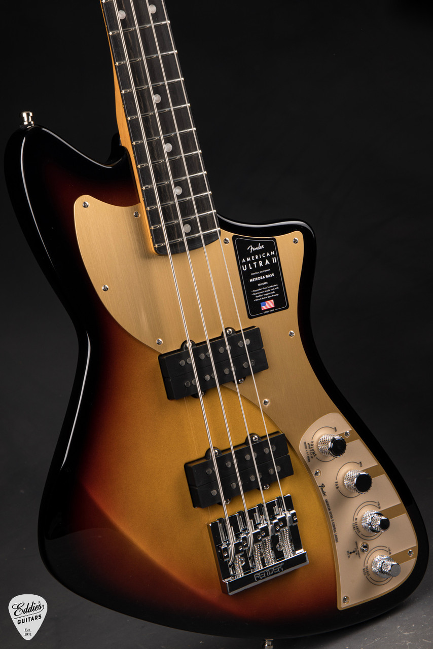 Fender American Ultra II Meteora Bass - Ultraburst - Eddie's Guitars