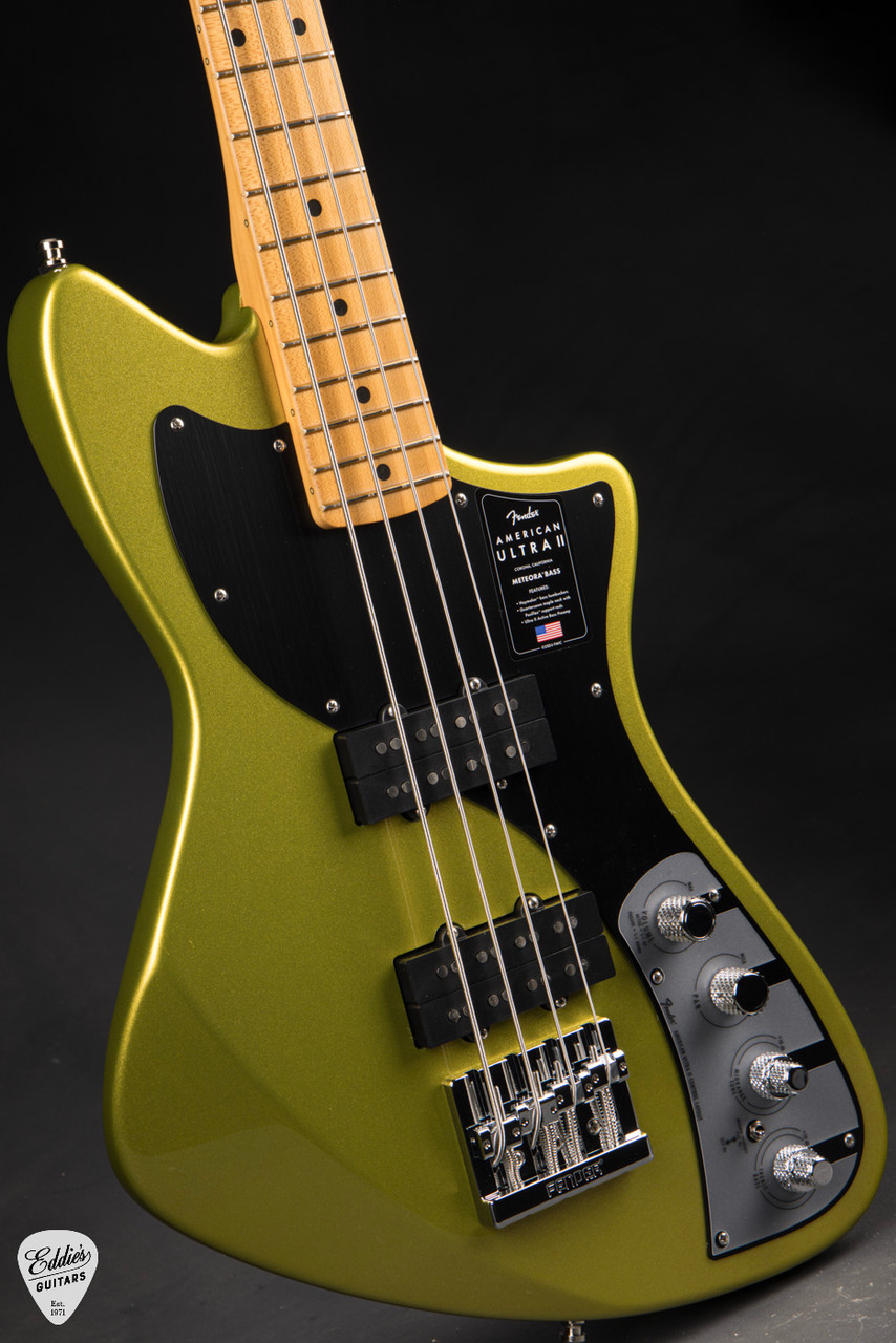 Fender American Ultra II Meteora Bass - Solar Flare - Eddie's Guitars