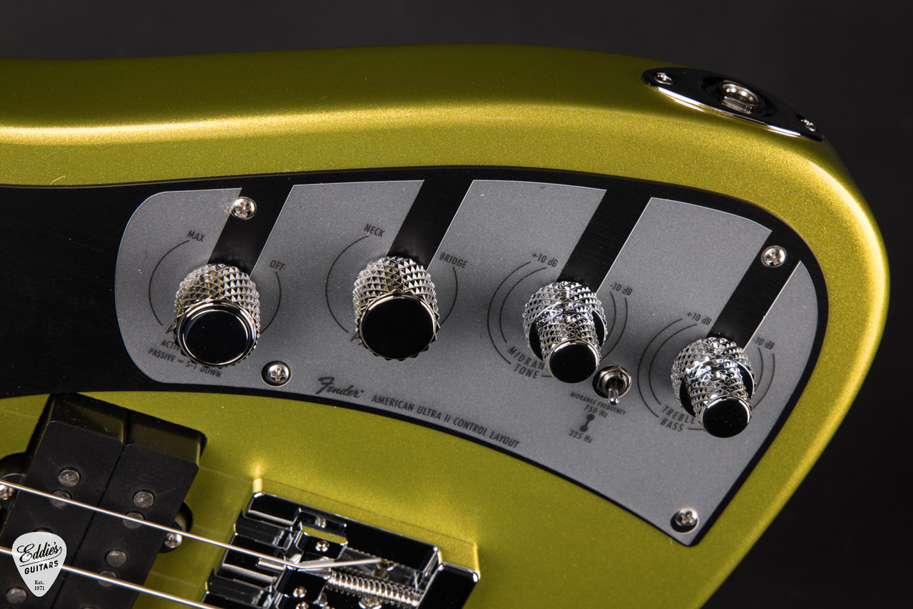 Fender American Ultra II Meteora Bass - Solar Flare - Eddie's Guitars