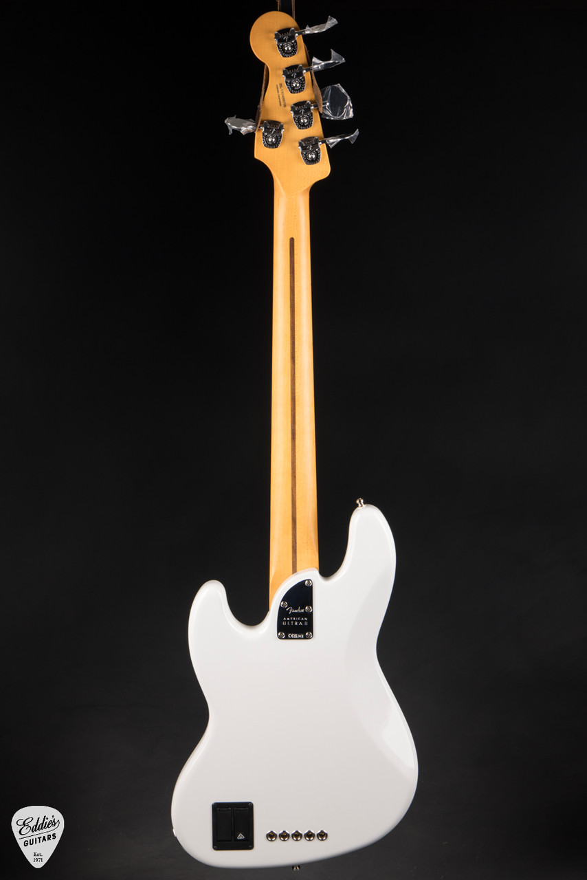 Fender American Ultra II Jazz Bass V - Avalanche - Eddie's Guitars