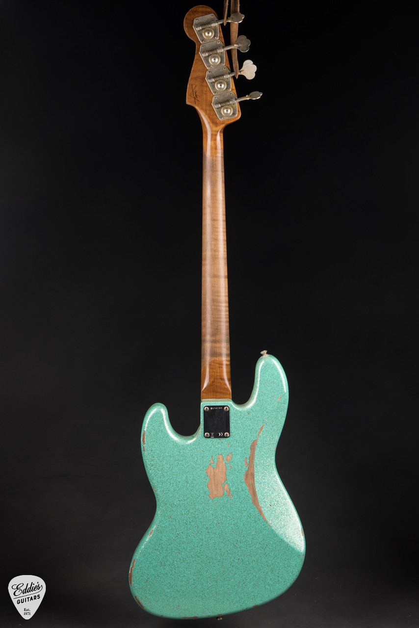 Fender Custom Shop 1964 Jazz Bass Heavy Relic P/J - Seafoam Green
