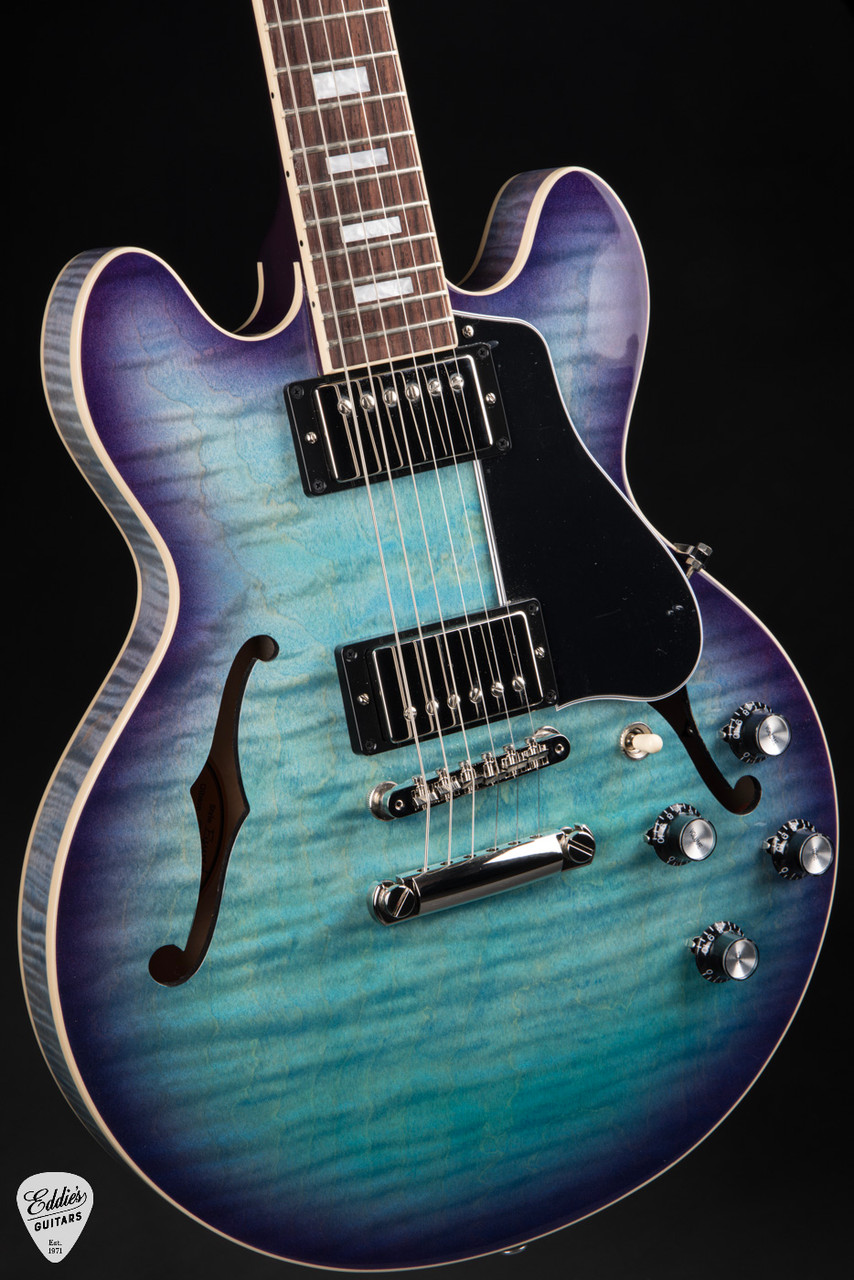 Gibson ES-339 Figured Blueberry Burst 7.4 #212840371 - Eddie's Guitars