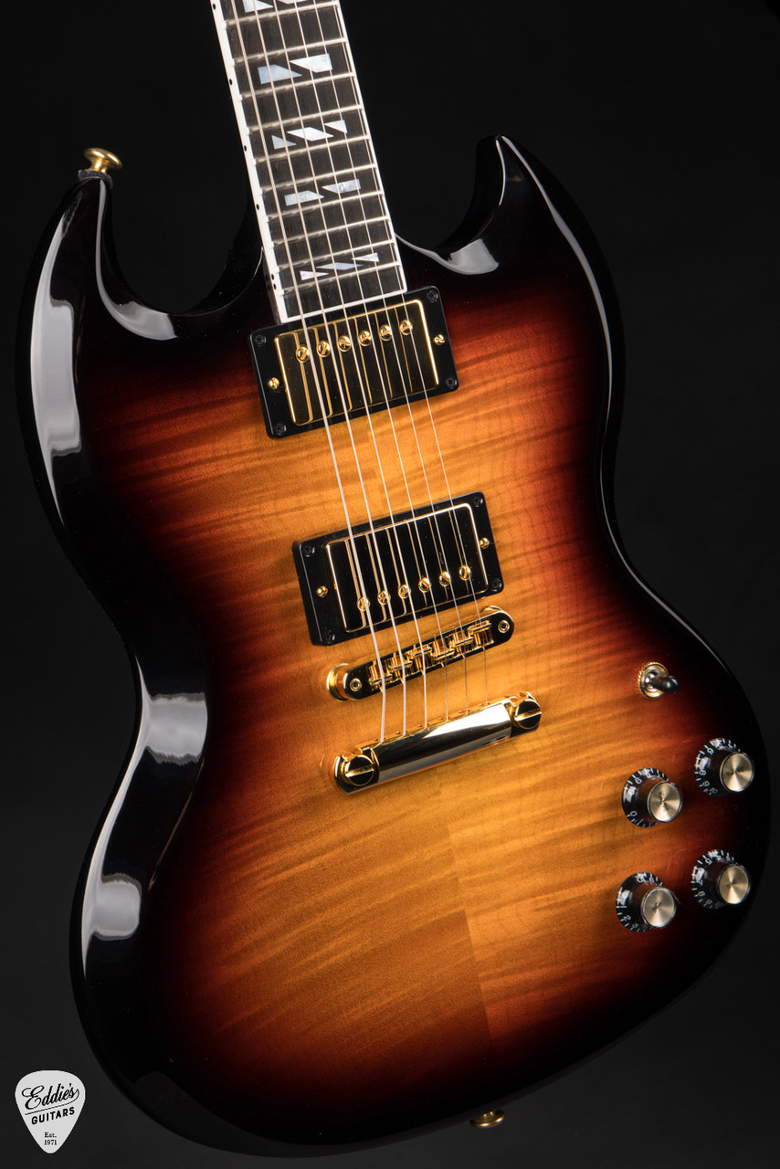2024 - Gibson SG Supreme - Fireburst 7.9 #225440235 - Eddie's Guitars