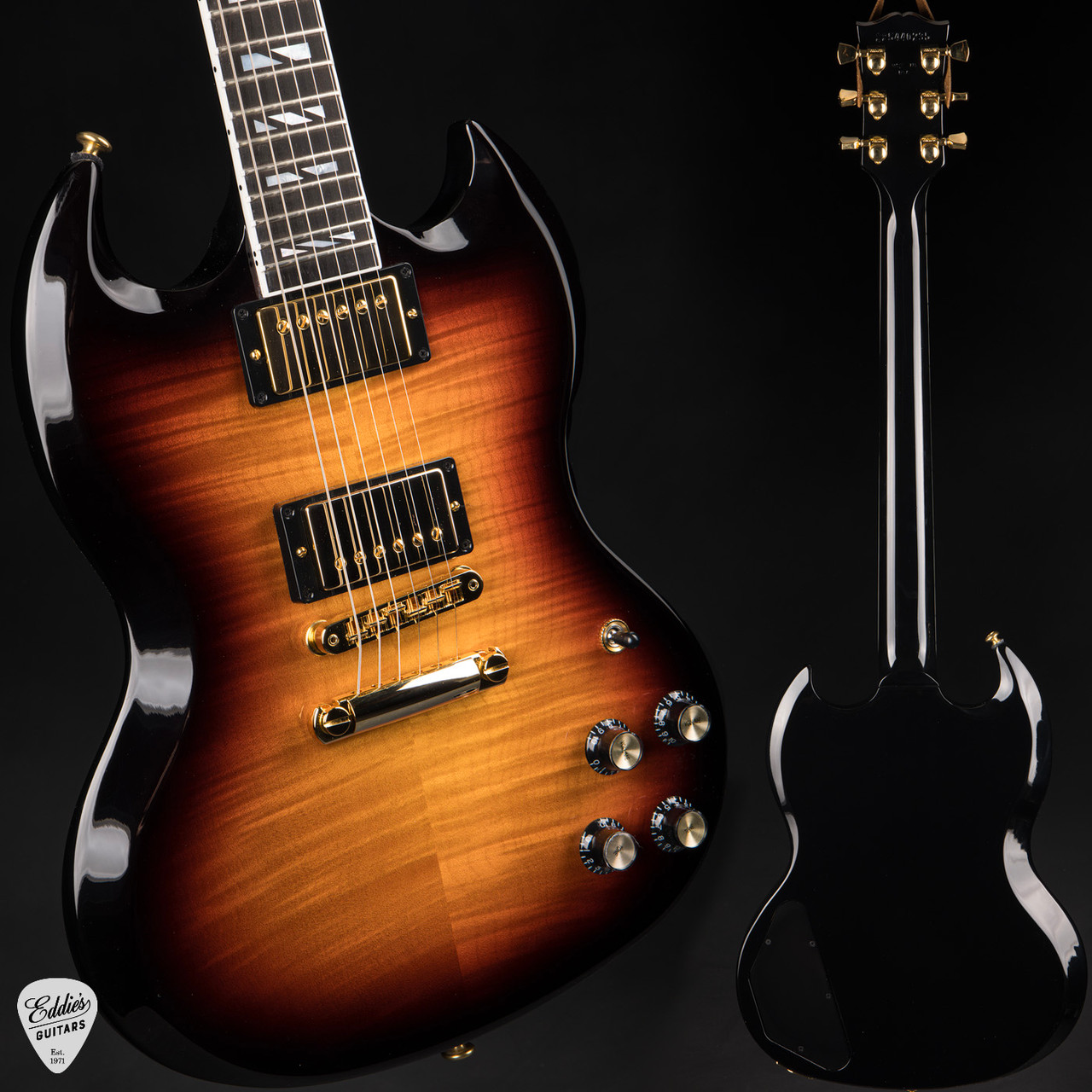 2024 - Gibson SG Supreme - Fireburst 7.9 #225440235 - Eddie's Guitars