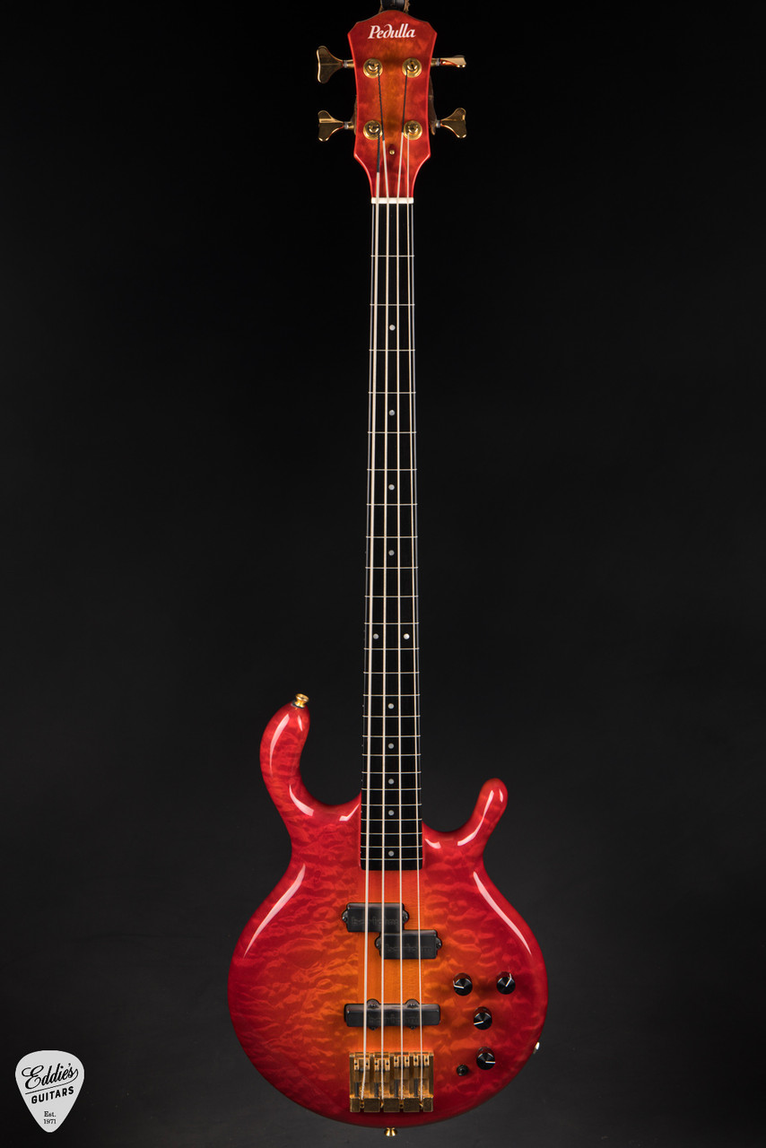 2003 - Pedulla MVP Buzz Fretless - Cherry Sunburst - Eddie's Guitars