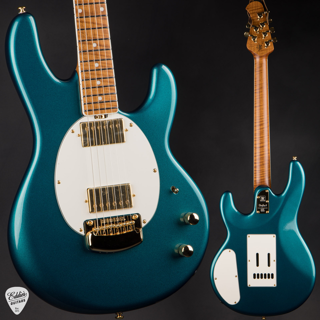 Ernie Ball Music Man Stingray II Cory Wong Signature - Pine Green