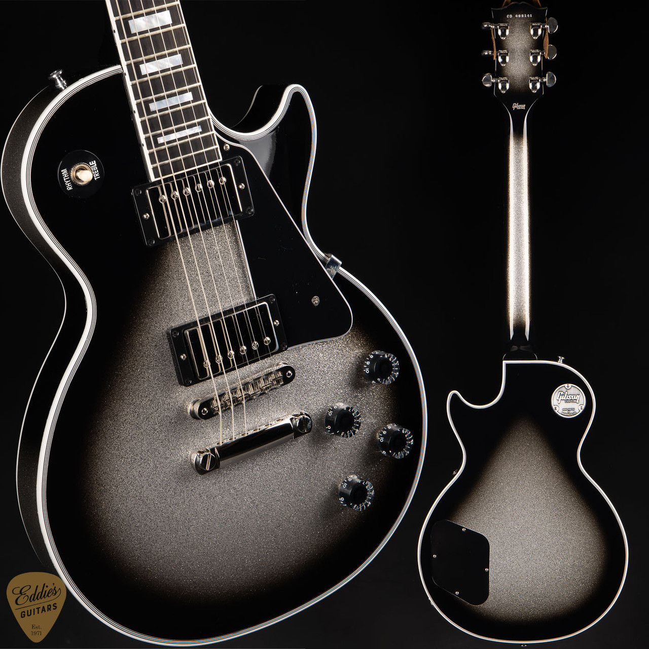 Gibson Custom Shop PSL Les Paul Custom Gloss Silverburst Sparkle