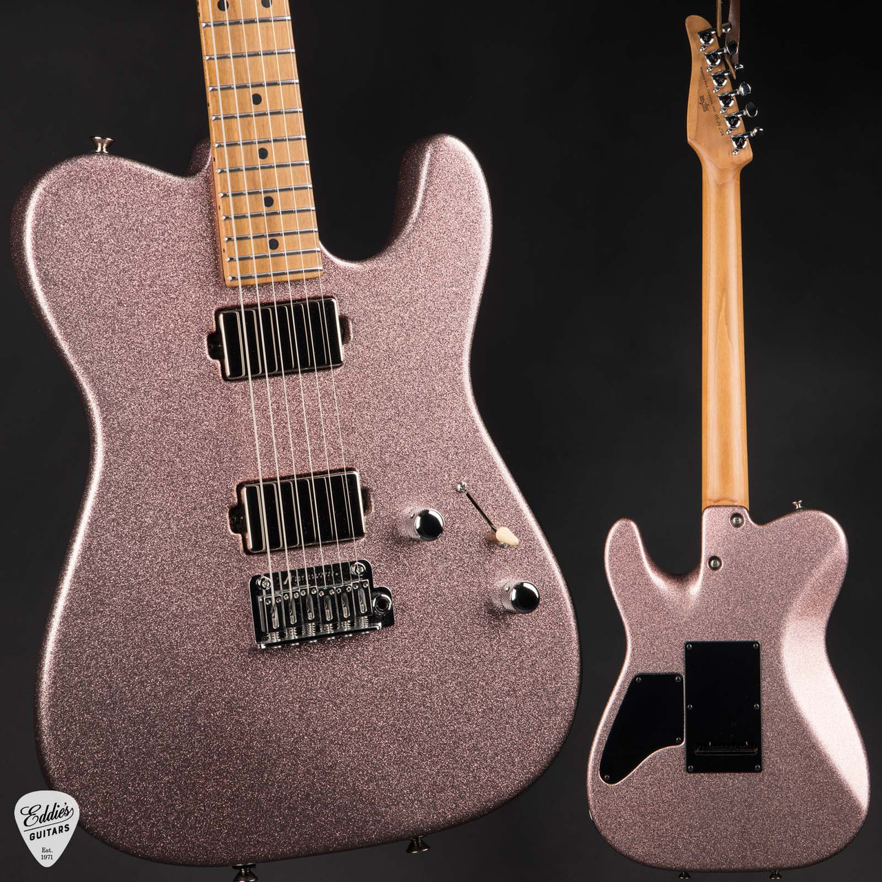 Tom Anderson Pro Am T Shorty - Big Sparkle Champagne - Eddie's Guitars