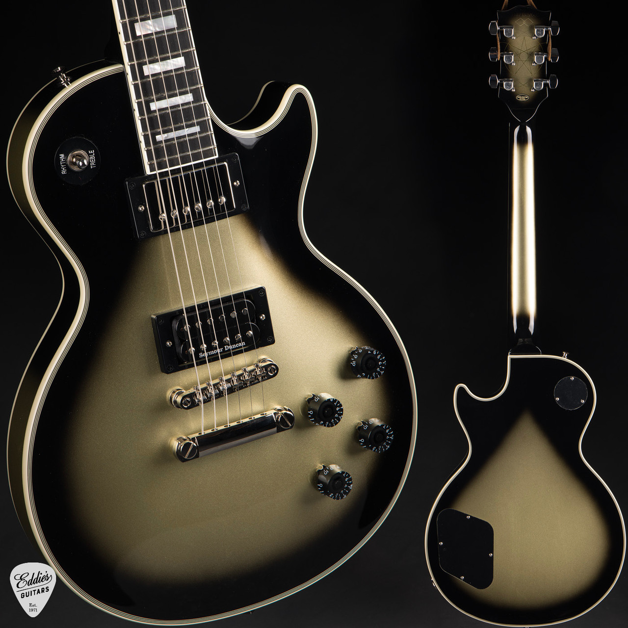 Epiphone Adam Jones 1979 Les Paul Custom Antique Silverburst 9.4