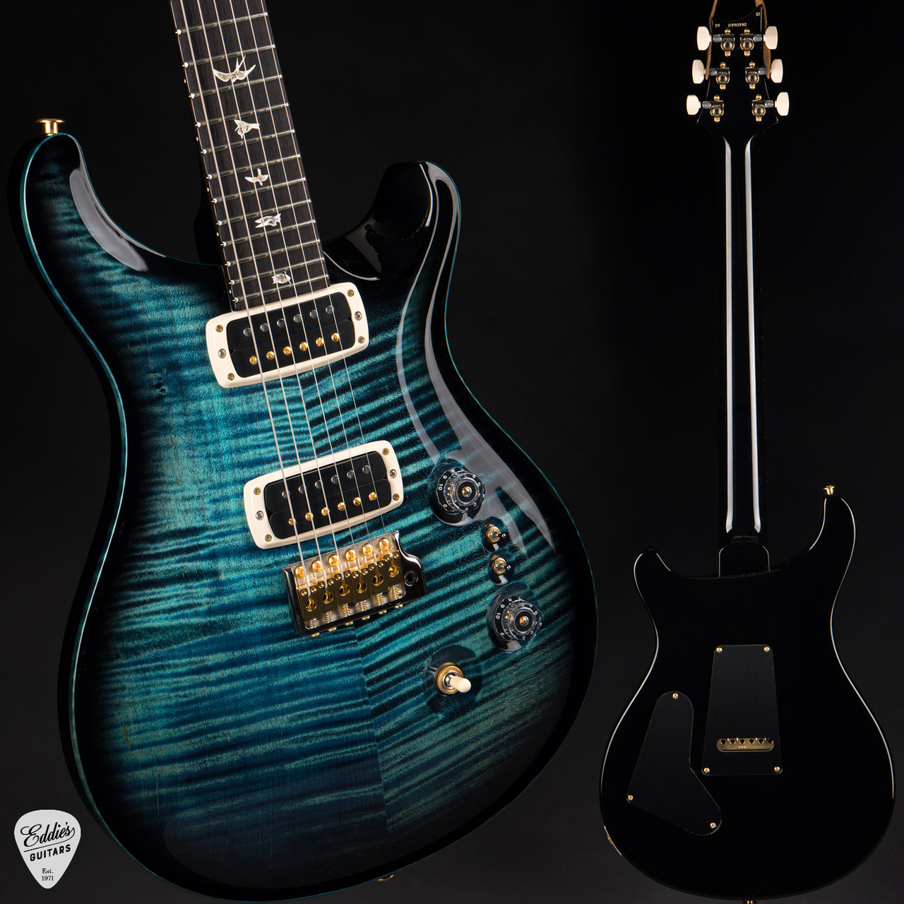 2024 - PRS Custom 24-08 - Cobalt Smokeburst - Eddie's Guitars
