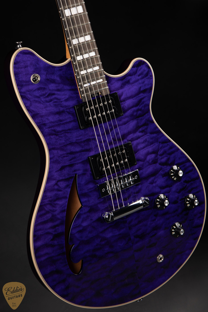 EVH SA-126 Special QM - Transparent Purple - Eddie's Guitars