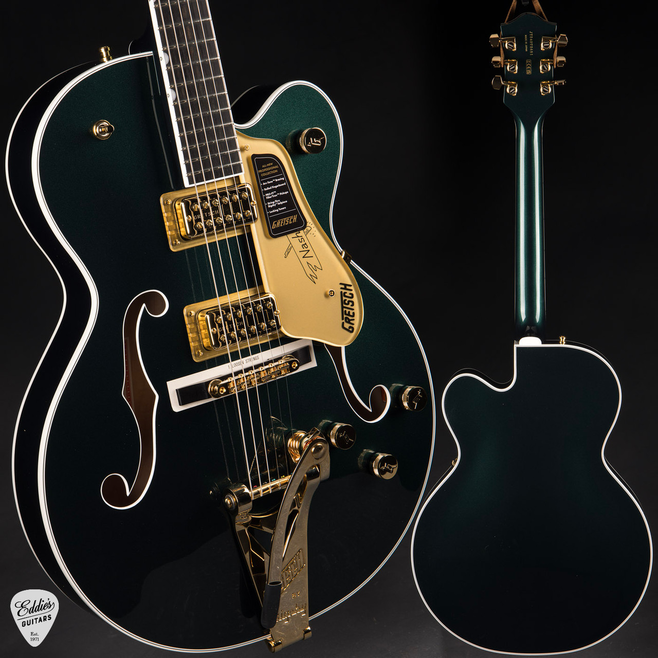 Gretsch Pro Nashville Hollow Body with String-Thru Bigsby, Gold