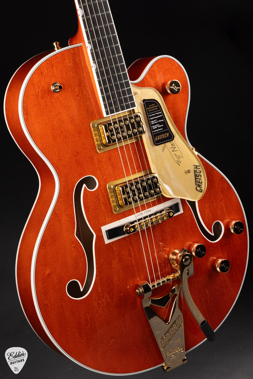 Gretsch Pro Nashville Hollow Body with String-Thru Bigsby, Gold