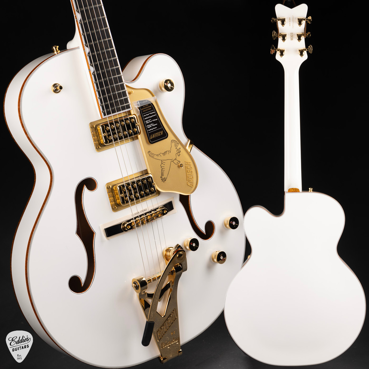 Gretsch Pro Falcon Hollow Body with String-Thru Bigsby, Gold